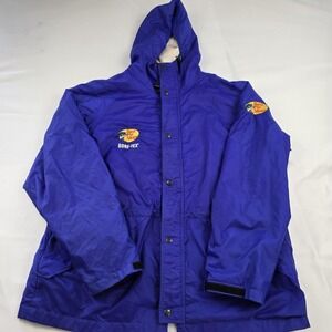 Bass Pro Shops Jacket Mens XL Blue Gore-Tex Hooded Rain Coat Fishing Outdoor